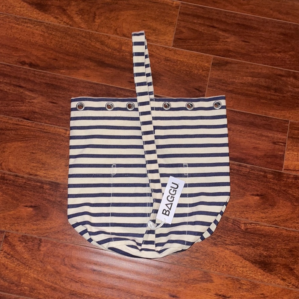 Baggu Canvas Sling Bag sailor stripe